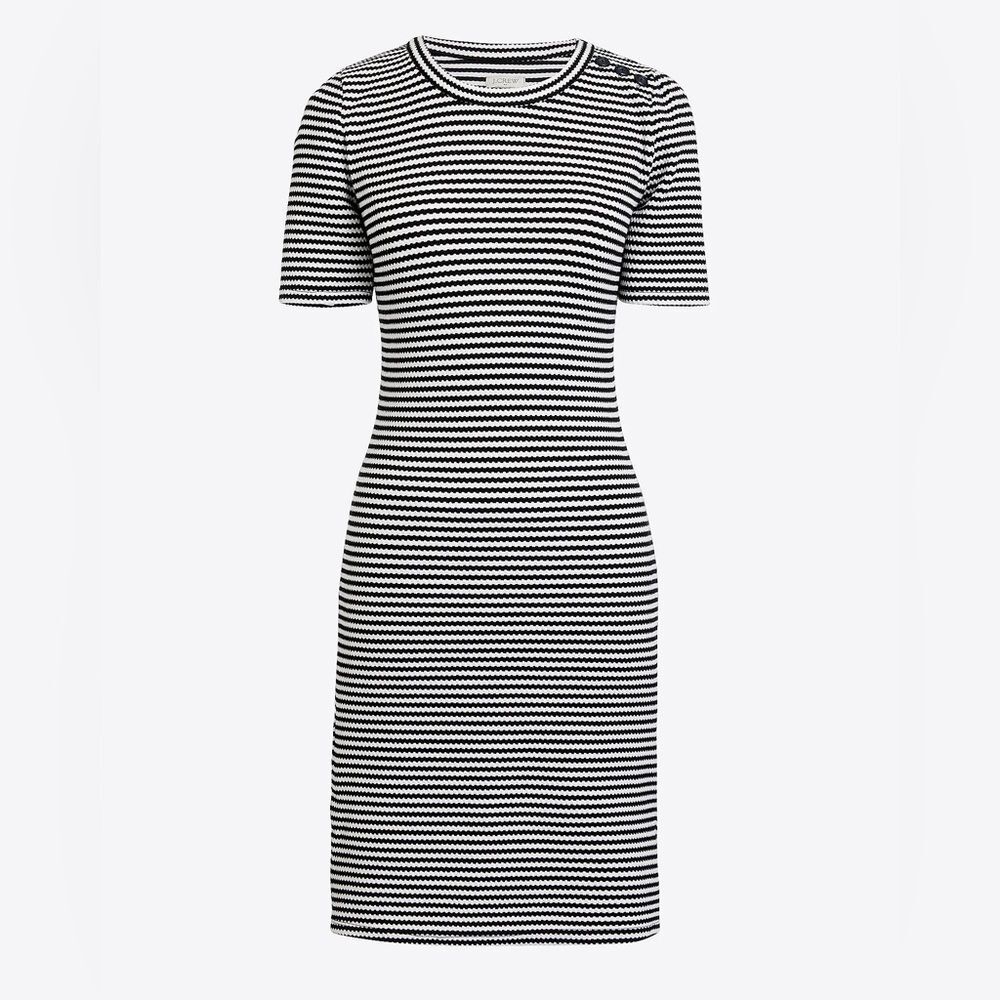 J. Crew Striped Structured Knit Dress - Size Small